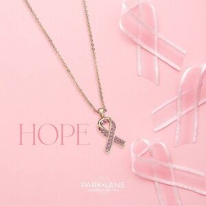 Park Lane Hope Necklace with Pink and Gold Details 1 left